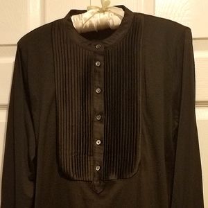 J. Crew Women's Tuxedo Style Shirt